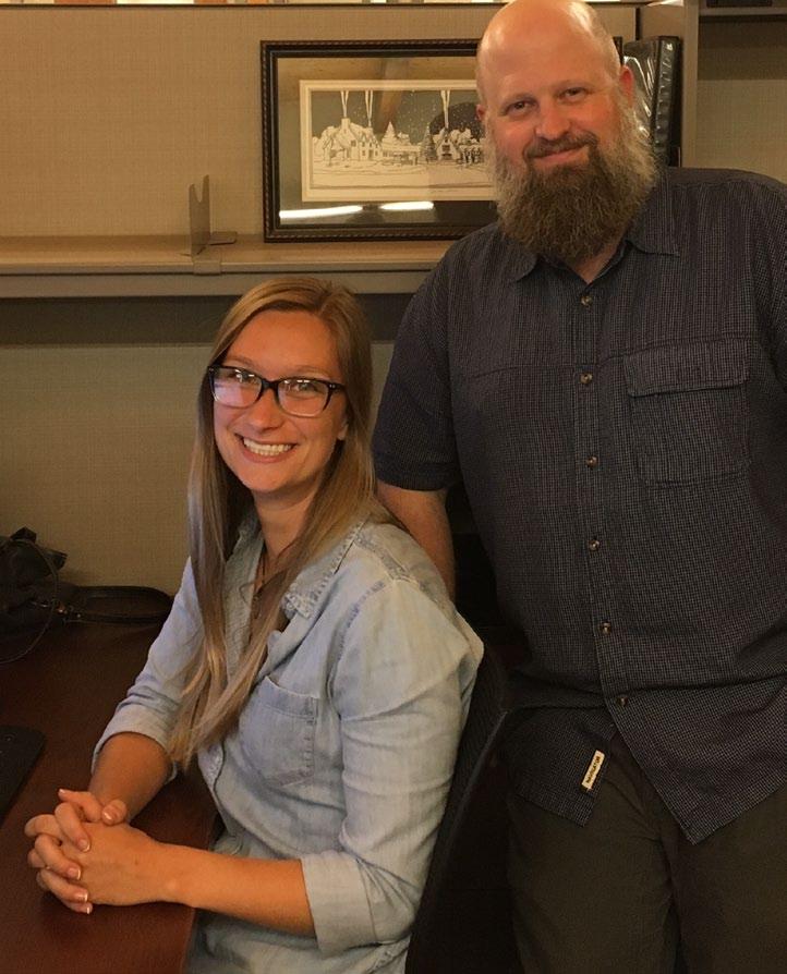 Staff Spotlight: GIS team maps success Haley Marble (left) and Matt White (right) collaborate on GIS needs and mapping projects for the Land Conservancy.