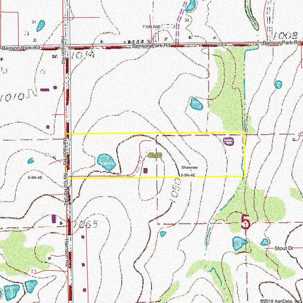 Buyers, Sellers & Land Connected Topography Map map center: 35 17' 7.33, -96 54' 31.67 0ft 643ft 1286ft 5-9N-4E Pottawatomie County Oklahoma 10/16/2018 405.395.4437 Bchrist@MidwestLandGroup.com www.