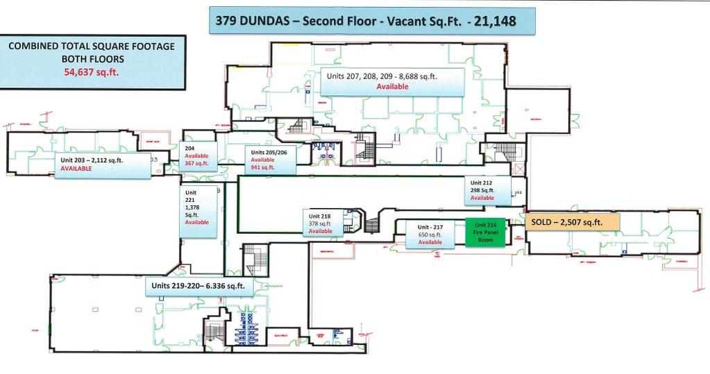 379 DUNDAS STREET LONDON, ONTARIO BUILDING UNITS FOR SALE: Second Size Squarefeet Asking Price Taxes Per Condo Fees Per (includes all utilities) Unit #203 2,112 Sq.ft Asking $ 249,900 $ 140.