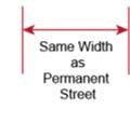 If a dead-end street extends one lot depth orr less past a street intersection, a T turnaround will not be required. Permanent Dead-End Streets A.