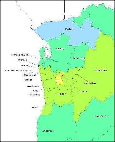 South Australia, council regions - Units.