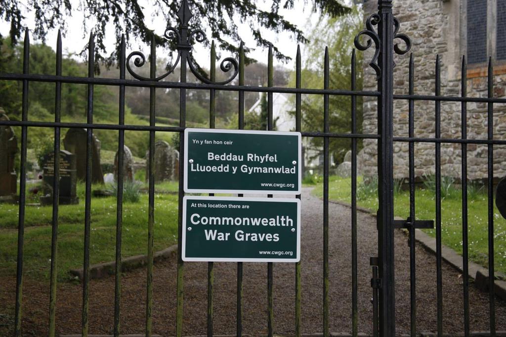 St James Churchyard, Rudry, Wales has now been approved to have signage advising