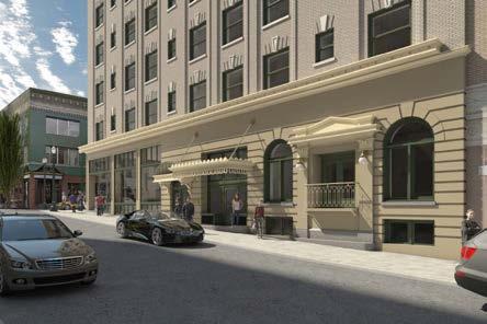 The adaptive reuse project will connect the Woodlark Building, built in 1912 and located on the corner of SW Alder