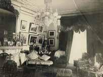 Drawing room at the Hall, 1897.