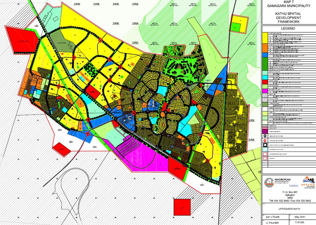 Municipality, Map 7 - Kathu SDF, 2012 Gamagara Local Municipality :.