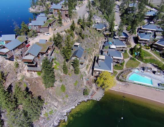Positioned on the Southern tip of the ridge offering panoramic lake and mountain views.