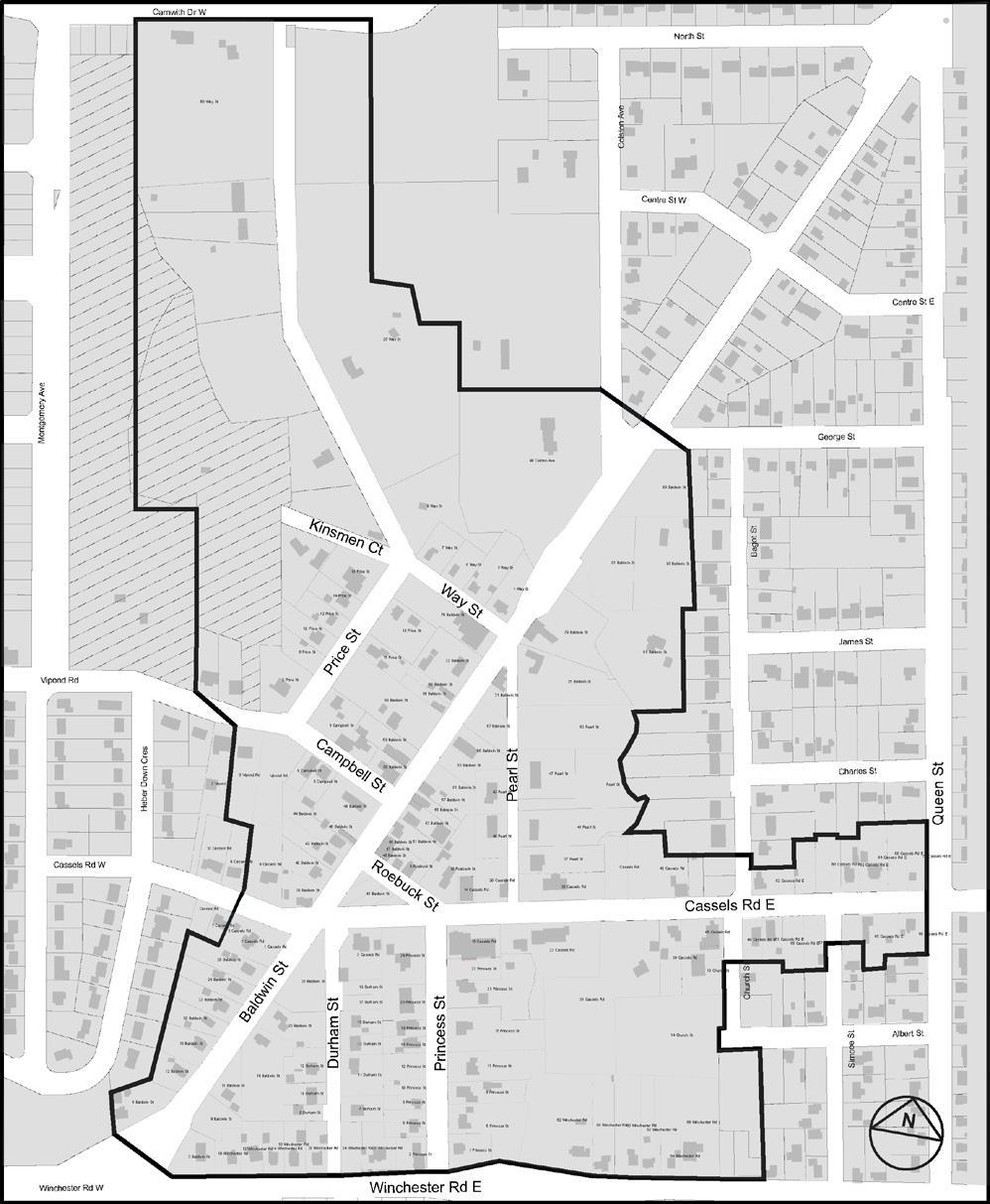 Figure 6: Brooklin Village Heritage Conservation District Boundary from
