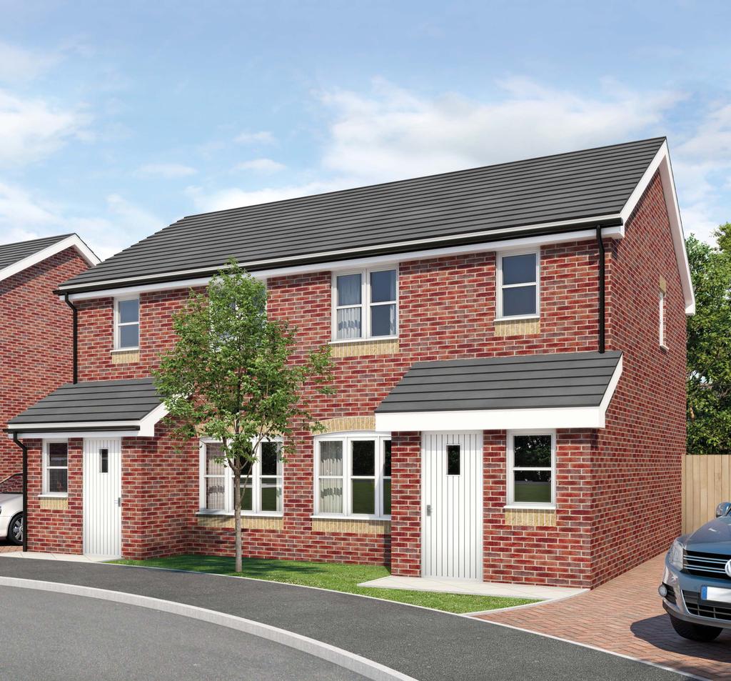 WREN 3 BEDROOM HOME The Wren is a three-bedroom semi-detached family home offering stylish accommodation (711 sq. ft), designed and fitted to a high standard.
