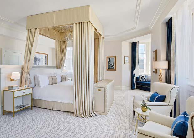 luxurious suite with separate
