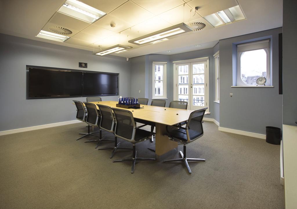 The offices have recently been refurbished are predominately open plan and