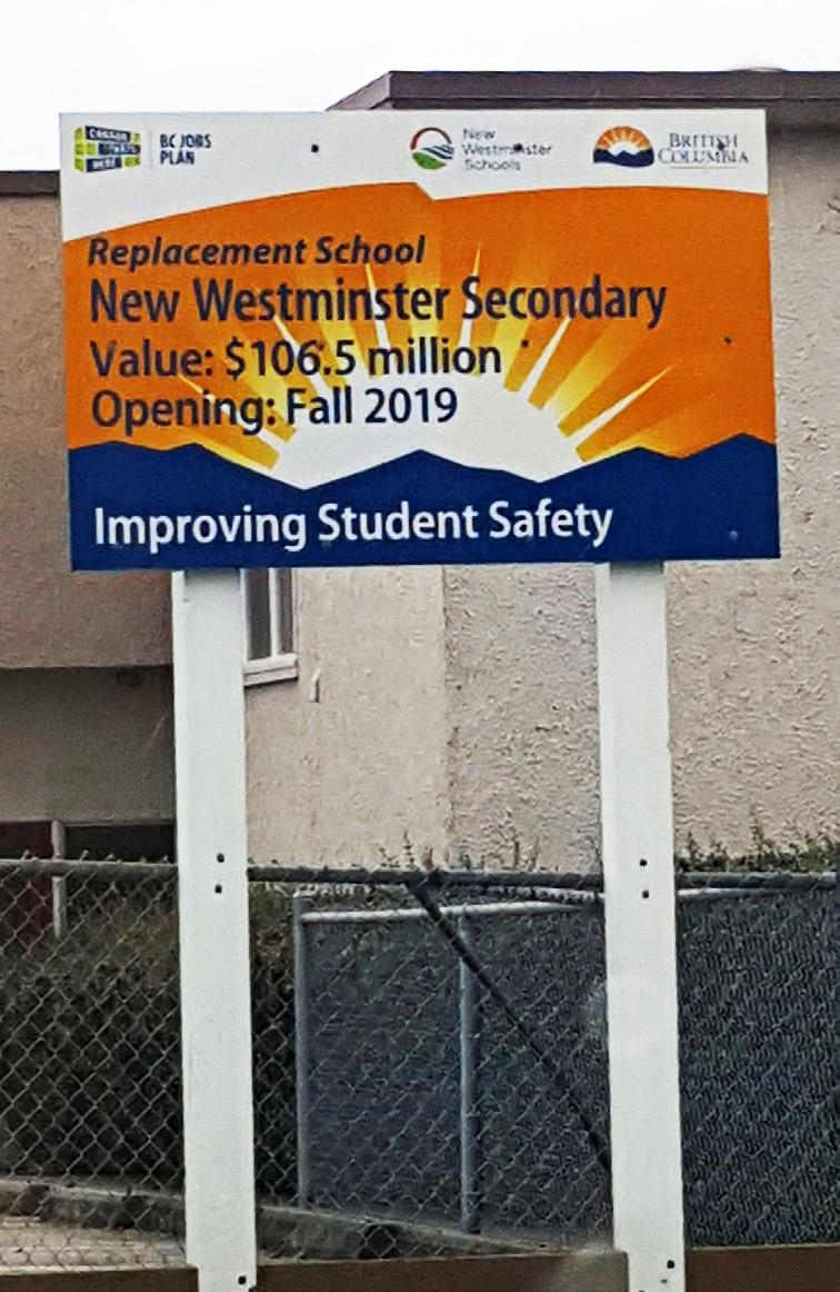 5-minute walk to Lord Kelvin Elementary School and 11 minutes to St Thomas More and New Wesminster Secondary School (soon to be redeveloped Fall 2019).