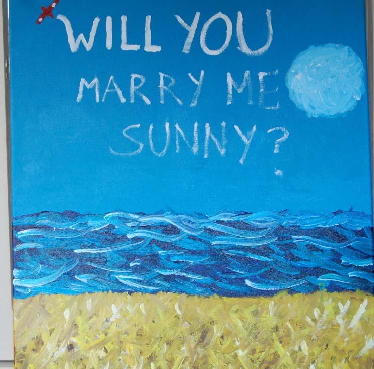 The proposal painting Jamie and