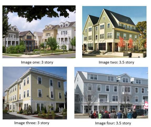 What combination of housing types work together in the project area?