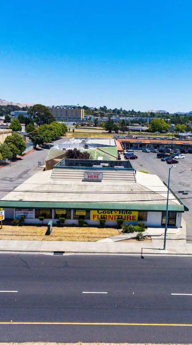 Overview REDEVELOPMENT/OWNER-USER OPPORTUNITY 3790 SONOMA BLVD, VALLEJO, CA 94590 $1,200,000 PRICE $218 PPSF 5.