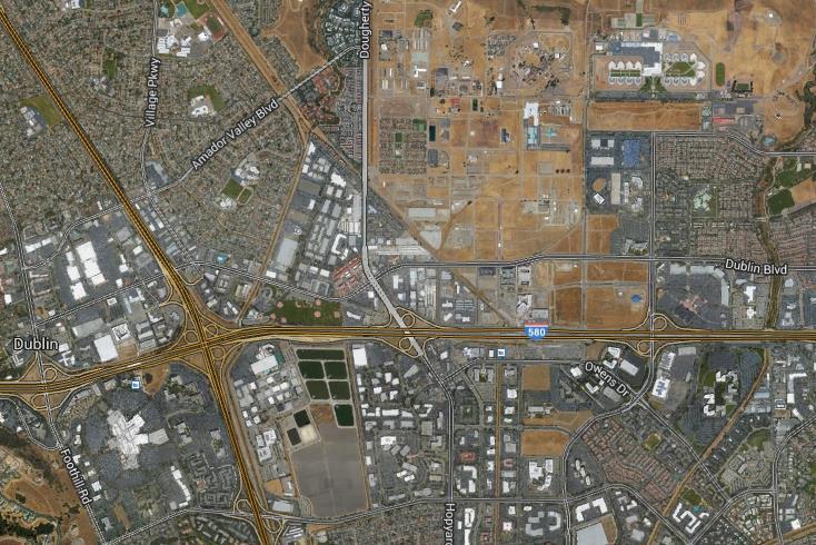 Local Area Analysis Site Assessment Dublin Crossing is located at the geographic center of the City of Dublin, north of Dublin Boulevard between Iron Horse Regional Trail/Scarlett Drive and Arnold