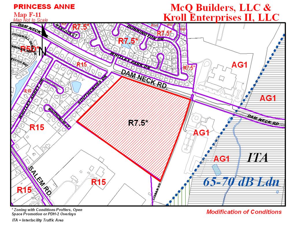 2 4 1 5 3 ZONING HISTORY # DATE REQUEST ACTION 1 11/25/08 Use Permit (Religious Facility) Approved Change of zoning from R-15 & AG-1 to 08/28/07 Conditional A-12 Denied Change of zoning from R-15 &