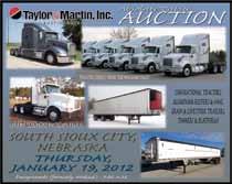 Taylor & Martin sends over 1 million auction brochures annually through First Class mail 15 to 17 days prior to each auction.