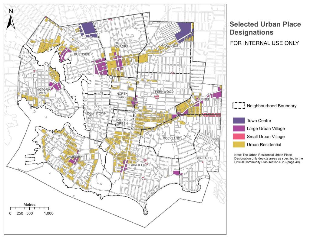 2.0 Study Area In specific areas outside the Downtown Core Area (shown in the map below), the OCP includes base densities and potential discretionary additional density to be considered for some
