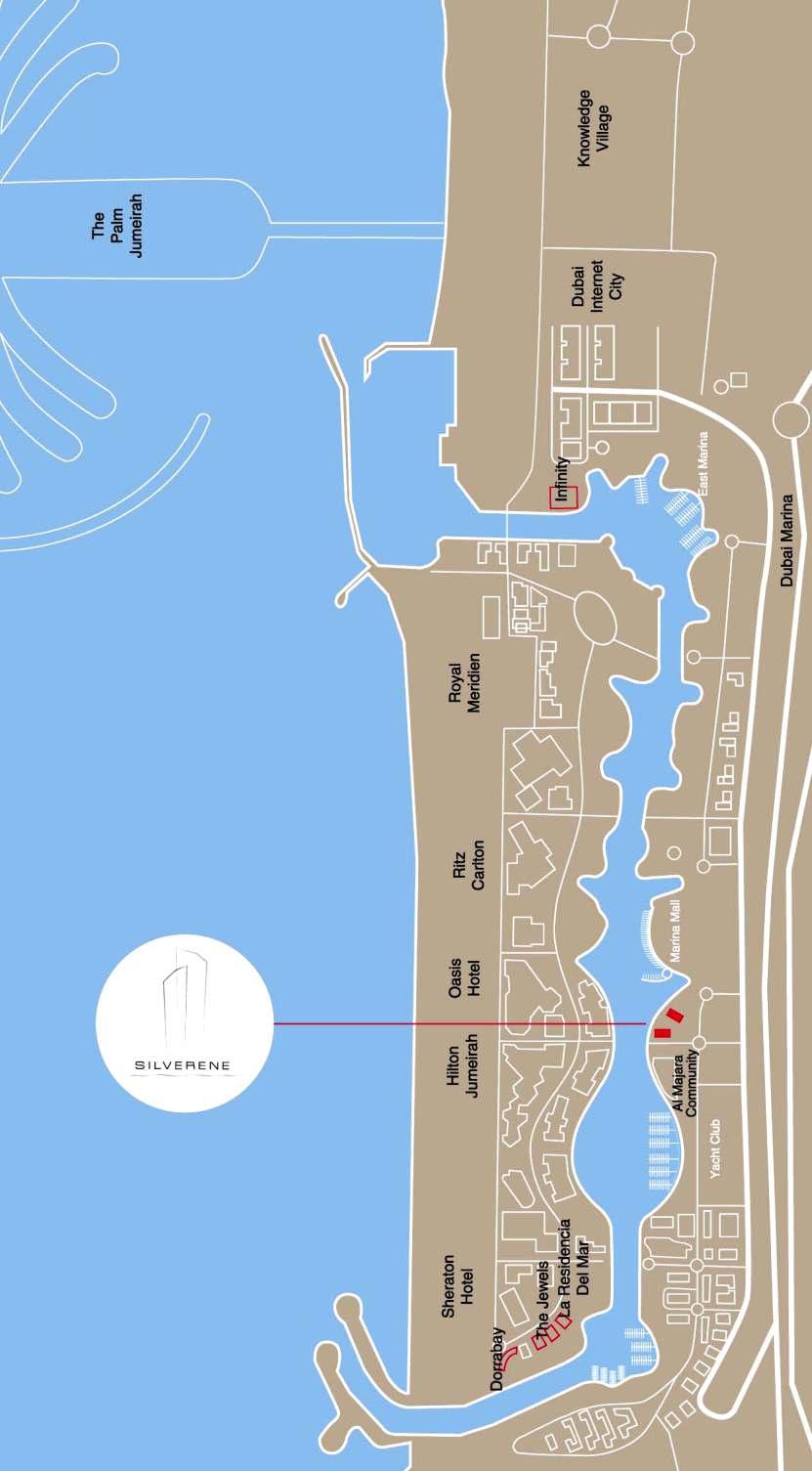 H e a r t Adjacent to Marina Mall Next to Al Majara Community Overlooking boat harbours Minutes