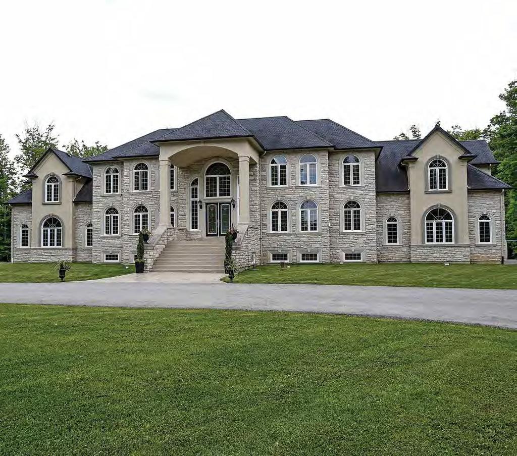 Secluded ESTATE on over 12 acres This opulent Estate home is conveniently located just outside the boundaries of Hamilton and Grimsby making it the ultimate in private lifestyle with all that the