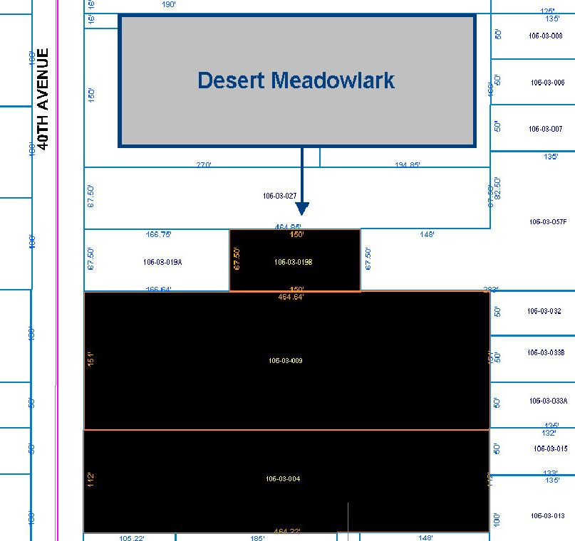 Parcel Map Desert Meadowlark