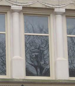 windows *limestone pilasters