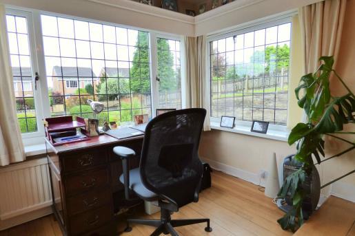 A bright room that is well illuminated via four leaded upvc double glazed windows to the front and side elevations.