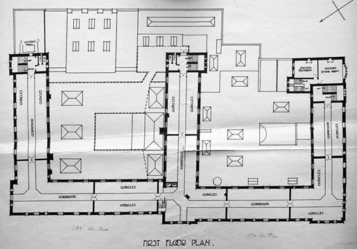Fig. 7: Bruce House, upper floors plan (LMA ref: GLC/AR/BR/23/005817) The upper