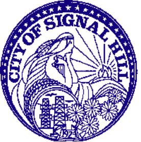 CITY OF SIGNAL HILL 2175 Cherry Avenue Signal Hill, CA 90755-3799 AGEN