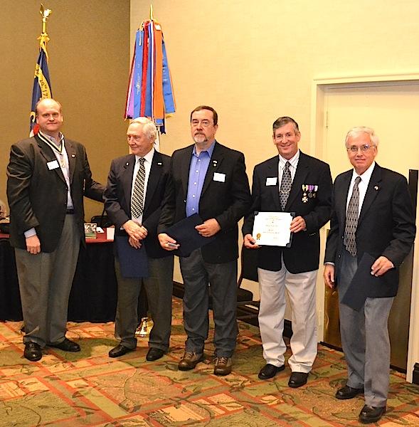 Four chapter members were then honored with the Bronze Good Citizenship Medal for their continued community service through various civic and community organizations, Neil Hohmann, Ken Luckey, Dave