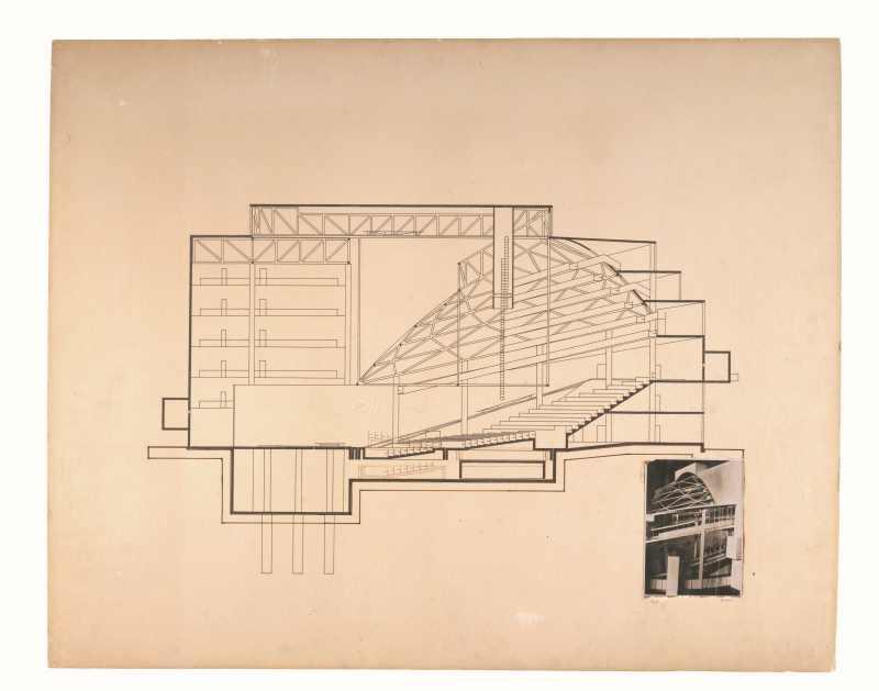 Oskar Schlemmer, Space Dance, Movement towards the Centre, 1927-28, Bauhaus Dessau Foundation Walter