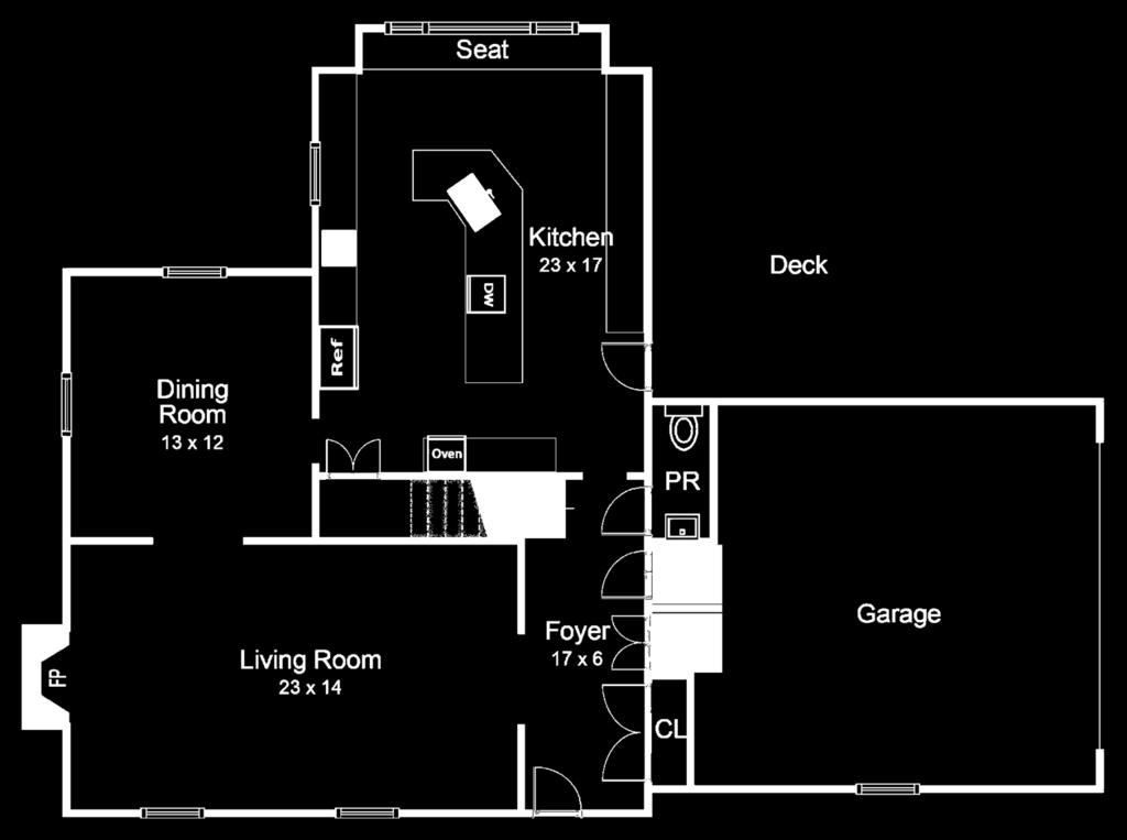 Floor Plan - First Floor Floor plan for illustration purposes only.