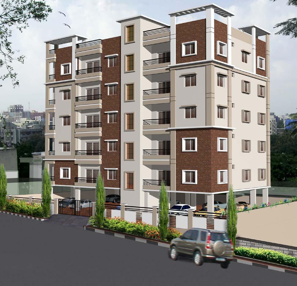 TRUST CONSTRUCTIONS Tower Hills Residency Trust the Foundation of our homes Tower Hills Residency a complete residential building with beautiful extensive 15 deluxe flats + striking penth house (3