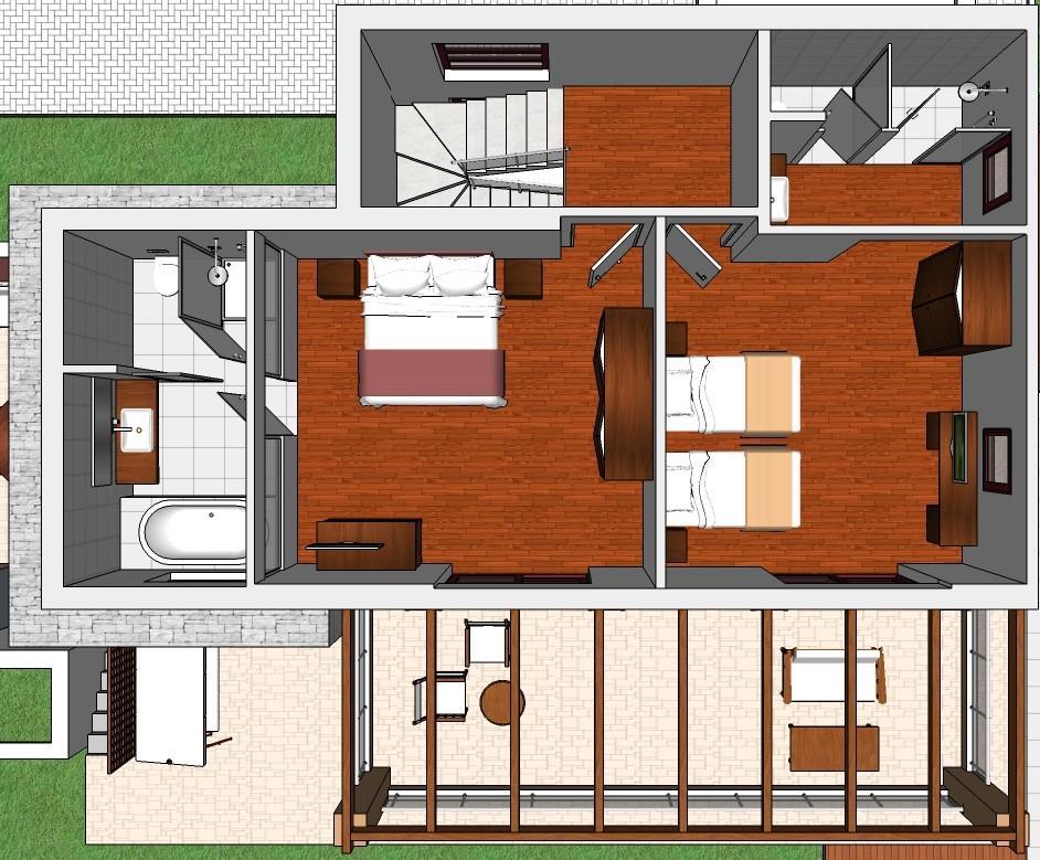1 2 3 7 6 4 5 UPPER LEVEL LAYOUT 1. Villa s main staircase 2. Entrance hall 3.