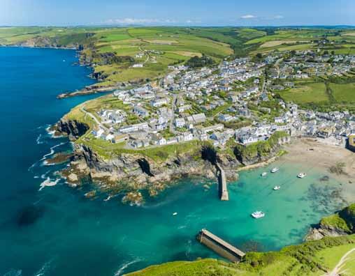 Port Isaac Boscastle LOCATION The picture postcard village of Boscastle is 2 miles from The Old Rectory and is one of the most renowned and desirable coastal locations on the entire north Cornwall