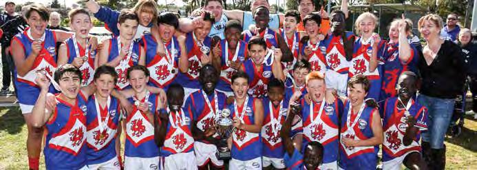 36 2017 WRFL Annual Report JUNIOR GRAND FINALS UNDER 13 DIVISION 3 TEAM P W L D % PTS Sunshine Heights 13 13 0 0 702.98 52 West Footscray 14 12 2 0 312.9 48 Sunshine 14 8 6 0 150.
