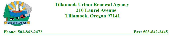 TURA Streetscapes Committee Public Notice and Agenda March 11, 2014-12:00 PM Tillamook City Hall 210 Laurel Avenue Tillamook Oregon 97141 CALL TO ORDER, ROLL CALL, PRIOR MEETING NOTES DISCUSSION