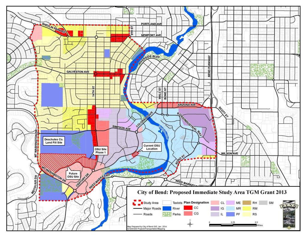 Projects and Locations Project 1: Site Plan Approval Project 2: Westside Land Use Transportation Plan