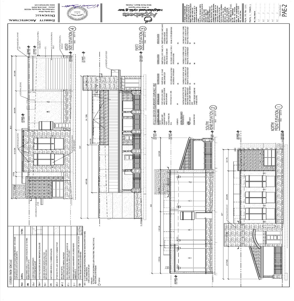 Figure 10 - Preliminary Architectural Elevations Building 2