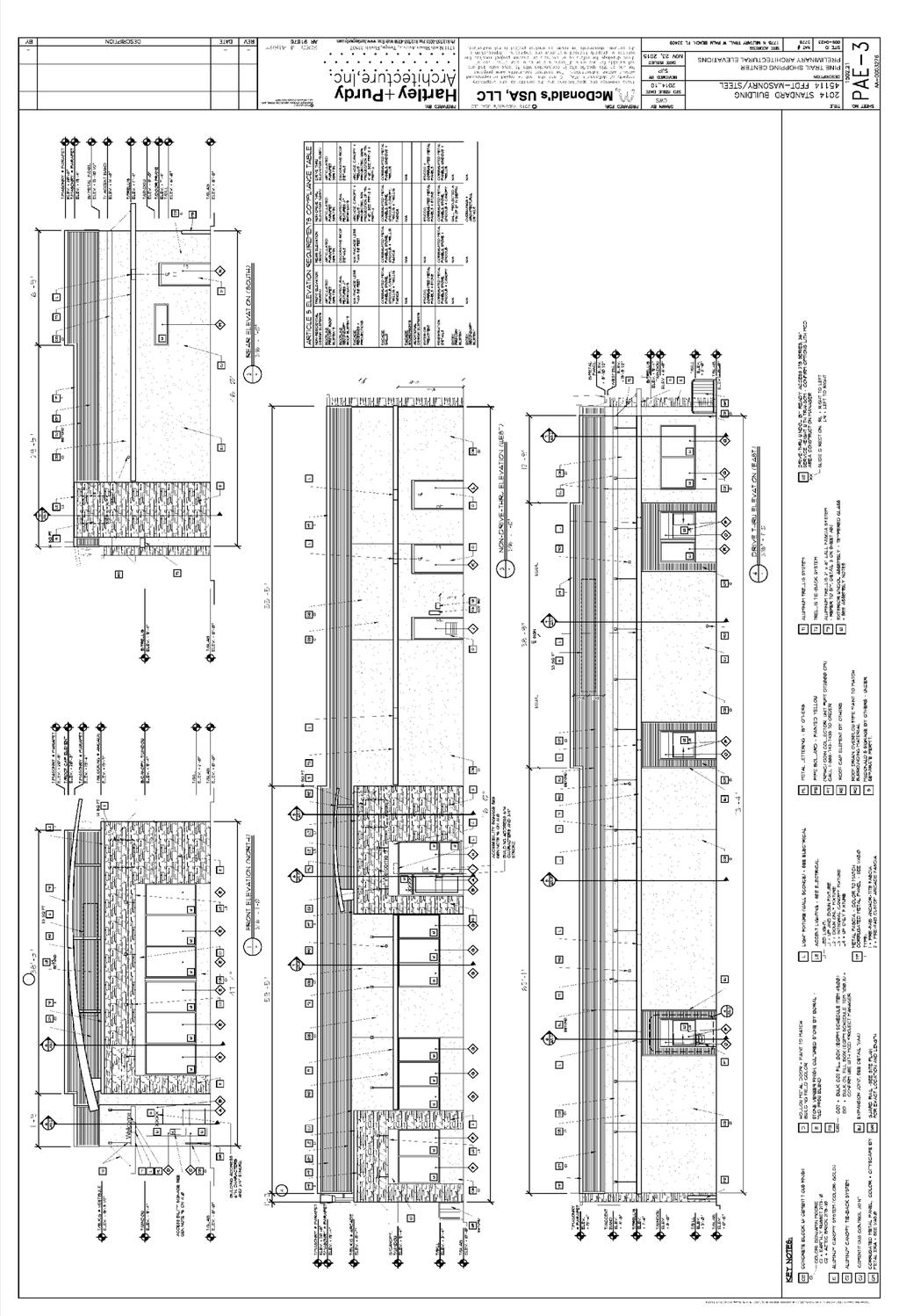 Figure 11 - Preliminary Architectural Elevations Building 8