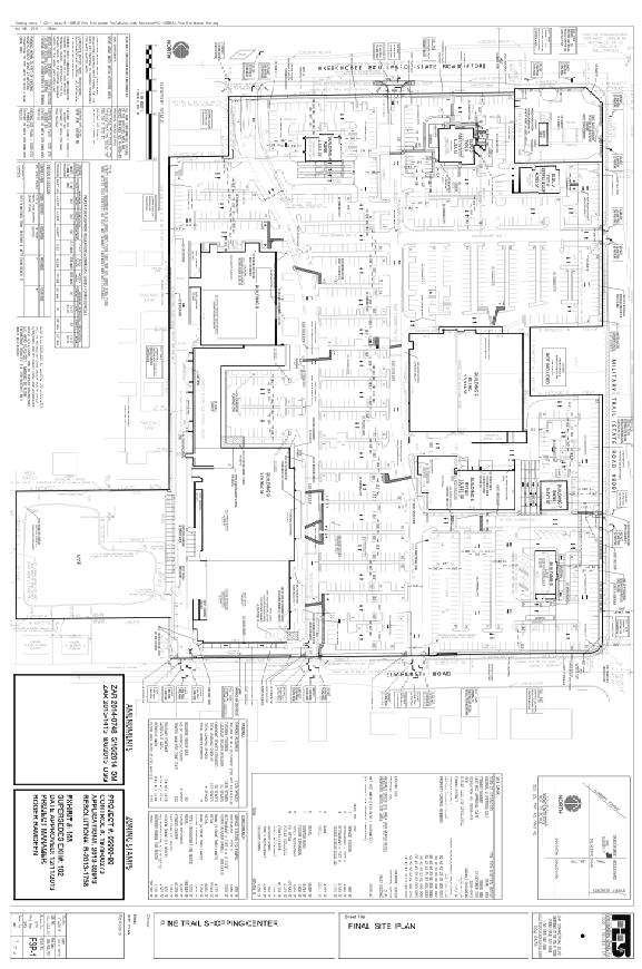 Figure 12 Approved Site Plan Dated