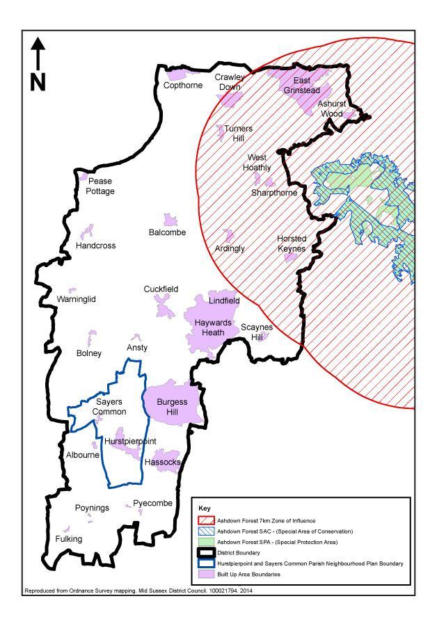 Appendix 1: The Hurstpierpoint & Sayers Common Neighbourhood Plan Area in relation