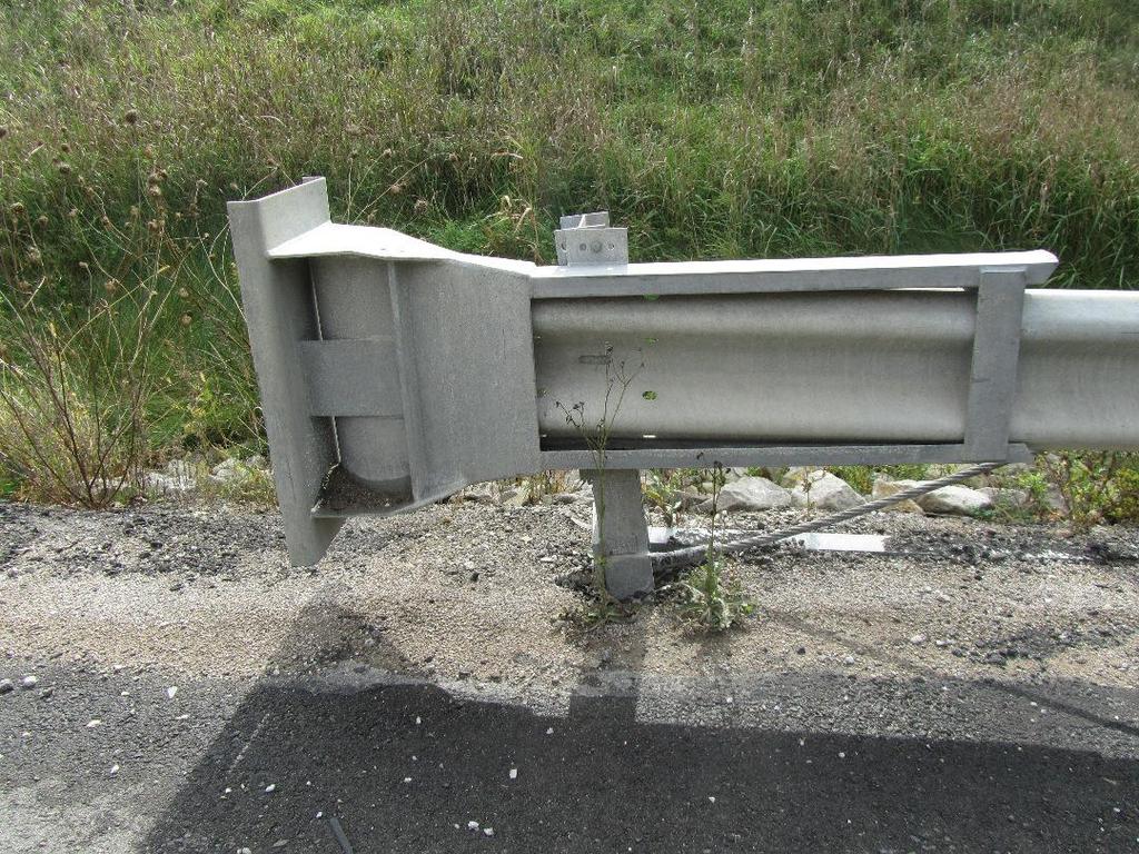 Figure 95: Street side view of end cap showing substantial