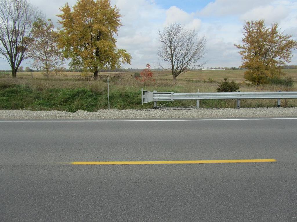 End Cap at West End of North Guardrail Figure