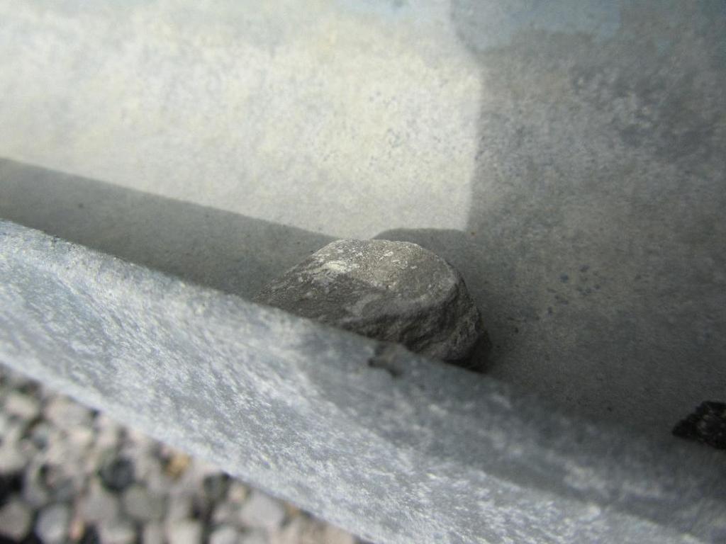 Figure 13: Close-up view of typical stone from the gravel