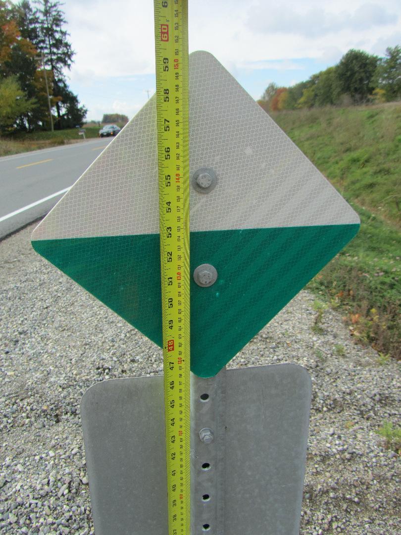 Figure 136: Measurement indicating the height of