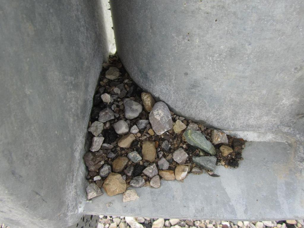 Figure 140: View of gravel lying
