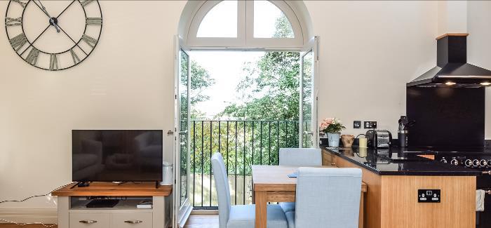 Accommodation Comprises ::Glazed and panelled front door leads into the:- Entrance Hall Recessed low voltage ceiling lights, staircase with solid oak balustrade and steps leads up to the first