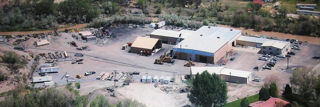 Aerial Photo Building 1 Small Fab Shop Main Fab Shop Machine Shop Corporate Offices