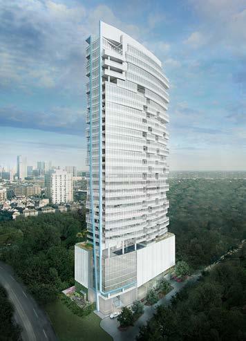 Mixed-Use Residential High-Rise Arabella, Houston, Texas Thirty-five story high rise residential project with 115 units.